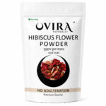 OVIRA Naturally Hibiscus Powder for Hair & Skin | Hair Growth, Anti-Hair Fall & Skin Care | 100% Pure Herbal Powder for Men & Women
