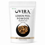 OVIRA Naturally Lemon Peel Powder for Skin & Hair | Vitamin C Rich | Tan Removal, Skin Brightening & Oil Control | 100% Pure for Face Pack